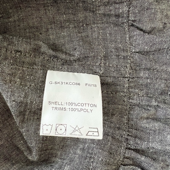 NWT Tia Cibani Girl's Multi Snap Criss Cross Skirt size 7/8 - Picture 5 of 9